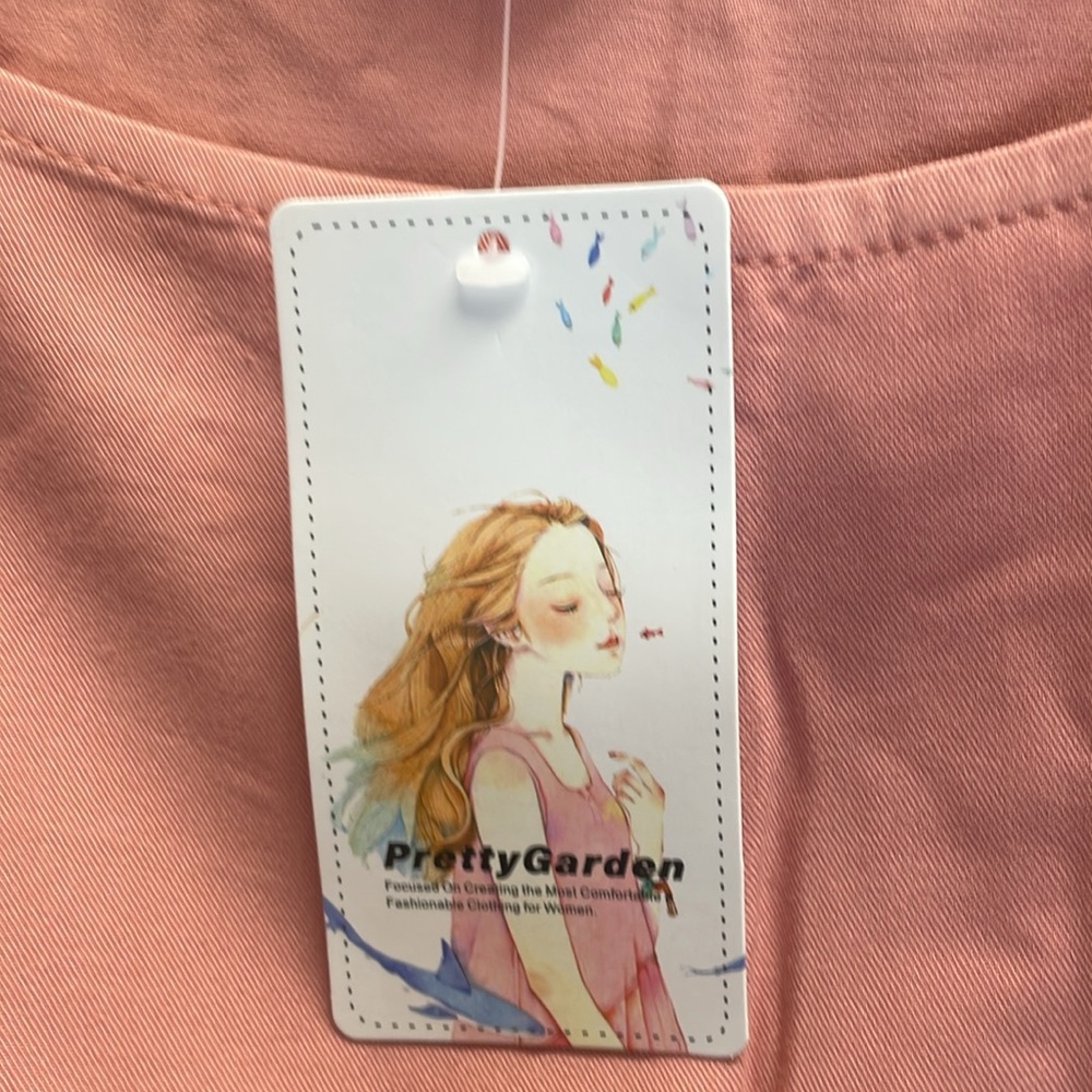 PRETTYGARDEN Women's 2 Piece Casual Cropped Tank Top High Waist Shorts Set L - Picture 4 of 6